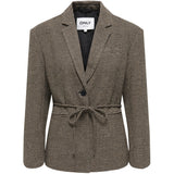 ONLY ONLY dam kavaj ONLNELLA Blazer Cornstalk TOBACCO BROWN/BLACK/SURF THE WEB
