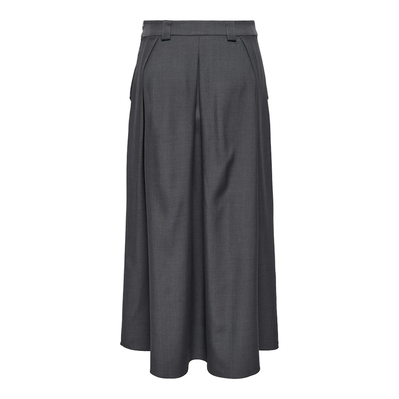 ONLY ONLY dam kjol ONLGINNY Skirt Dark grey melange