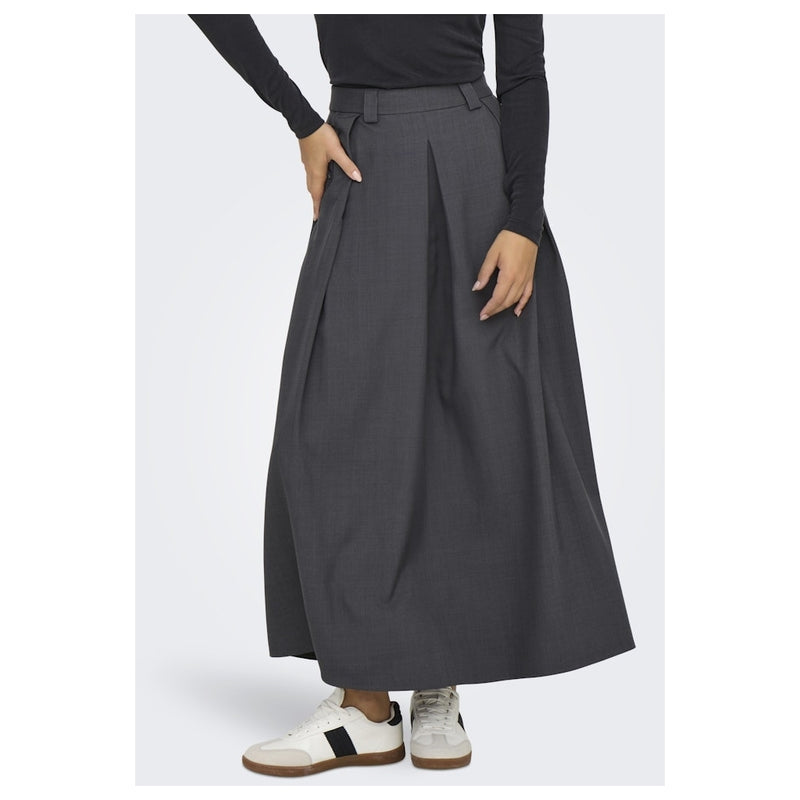 ONLY ONLY dam kjol ONLGINNY Skirt Dark grey melange