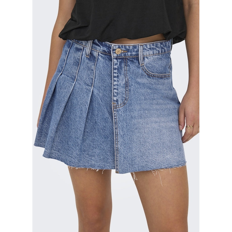 ONLY ONLY dam kjol ONLKADIE Skirt Light Blue Denim