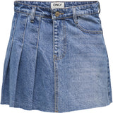 ONLY ONLY dam kjol ONLKADIE Skirt Light Blue Denim