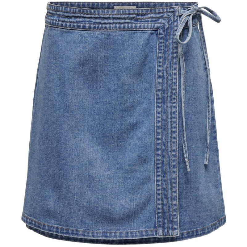 ONLY ONLY dam kjol ONLVILLA Restudsalg Light Blue Denim