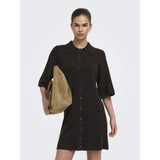 ONLY ONLY dam klänning ONLALIVIA Dress Coffee Bean Dtm Button/Melange