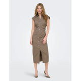ONLY ONLY dam klänning ONLBABE-ZORO Dress Walnut