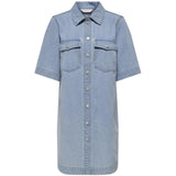 ONLY ONLY dam klänning ONLBELLE Dress Light Blue Denim