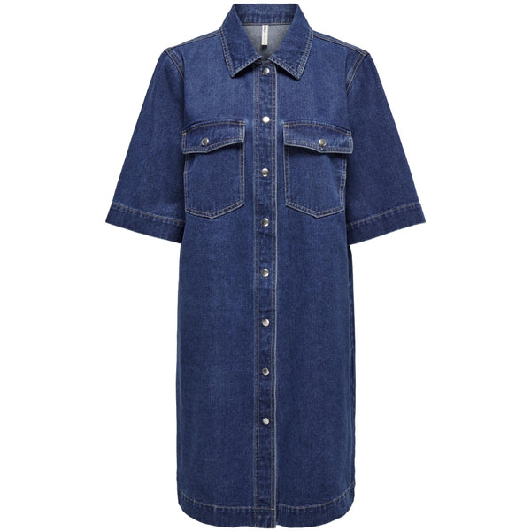 ONLY ONLY dam klänning ONLBELLE Restudsalg Dark Blue Denim