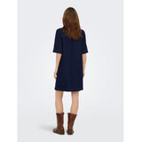 ONLY ONLY dam klänning ONLBELLE Dress Dark Blue Denim Rinse