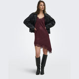 ONLY ONLY dam klänning ONLINDONA Dress Oxblood Red