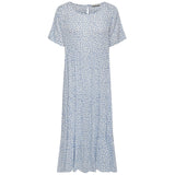 ONLY ONLY dam klänning ONLMAYA Dress Cloud Dancer JOHANNE BLUE DITSY