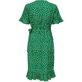 ONLY ONLY dam klänning ONLOLIVIA Dress Verdant Green W.FIONA DITSY