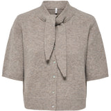 ONLY ONLY dam kofta ONLLANA Cardigan Taupe Gray Mel/Fmop