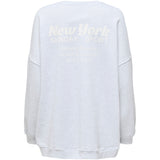ONLY ONLY dam sweatshirt ONLDAZE Sweatshirt Light Grey Melange New york