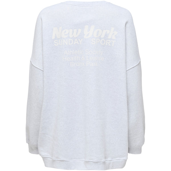 ONLY ONLY dam sweatshirt ONLDAZE Sweatshirt Light Grey Melange New york