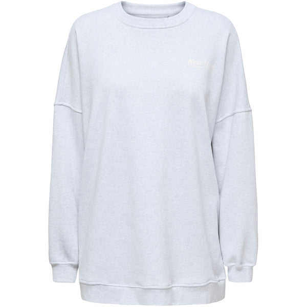 ONLY ONLY dam sweatshirt ONLDAZE Sweatshirt Light Grey Melange New york