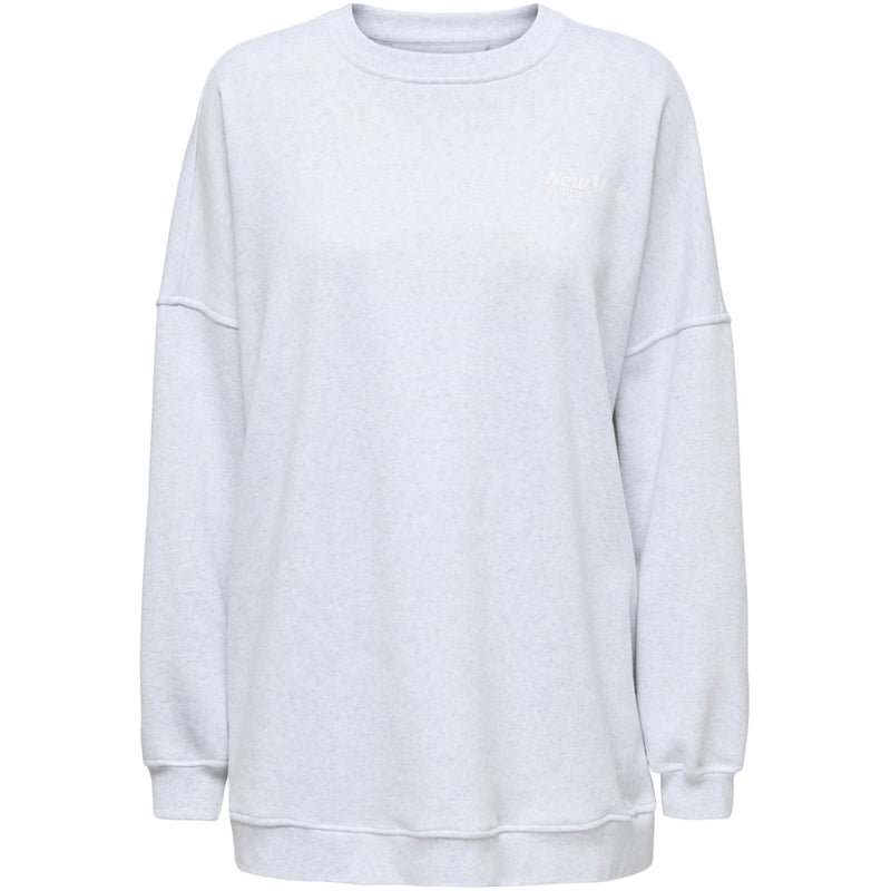 ONLY ONLY dam sweatshirt ONLDAZE Sweatshirt Light Grey Melange New york