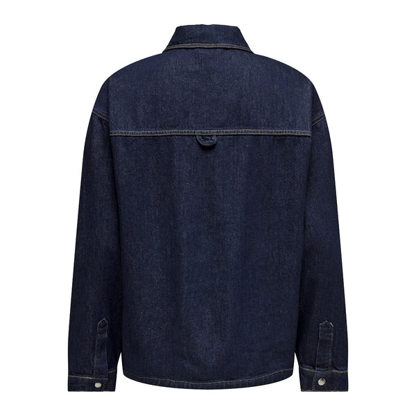 ONLY ONLY dam skjorta ONLEMMIE Shirt Dark Blue Denim