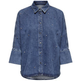 ONLY ONLY dam skjorta ONLGRACE Shirt Medium blue denim