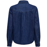 ONLY ONLY dam skjorta ONLLINETTE Shirt Dark Blue Denim