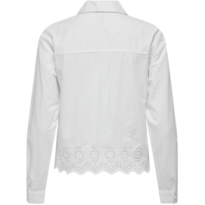 ONLY ONLY dam skjorta ONLLOU Shirt Bright White