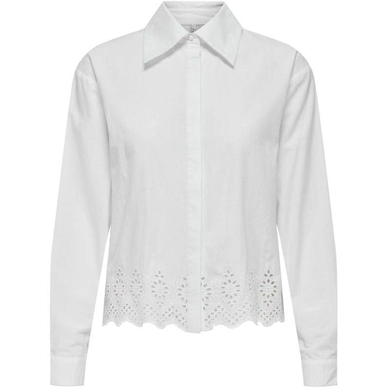 ONLY ONLY dam skjorta ONLLOU Shirt Bright White