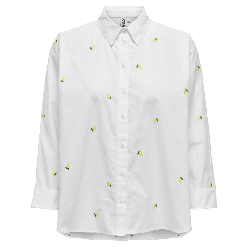 ONLY ONLY dam skjorta ONLNEW Restudsalg Bright White Lemon