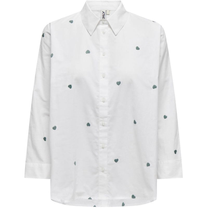 ONLY ONLY dam skjorta ONLNEW Shirt Bright White SAGEBRUSH HEART