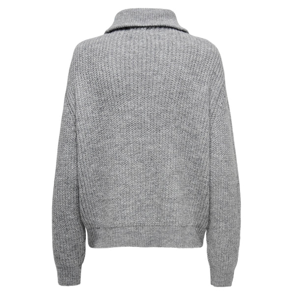 ONLY ONLY dam stickad ONLBAKER Knit Medium grey melange