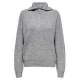 ONLY ONLY dam stickad ONLBAKER Knit Medium grey melange