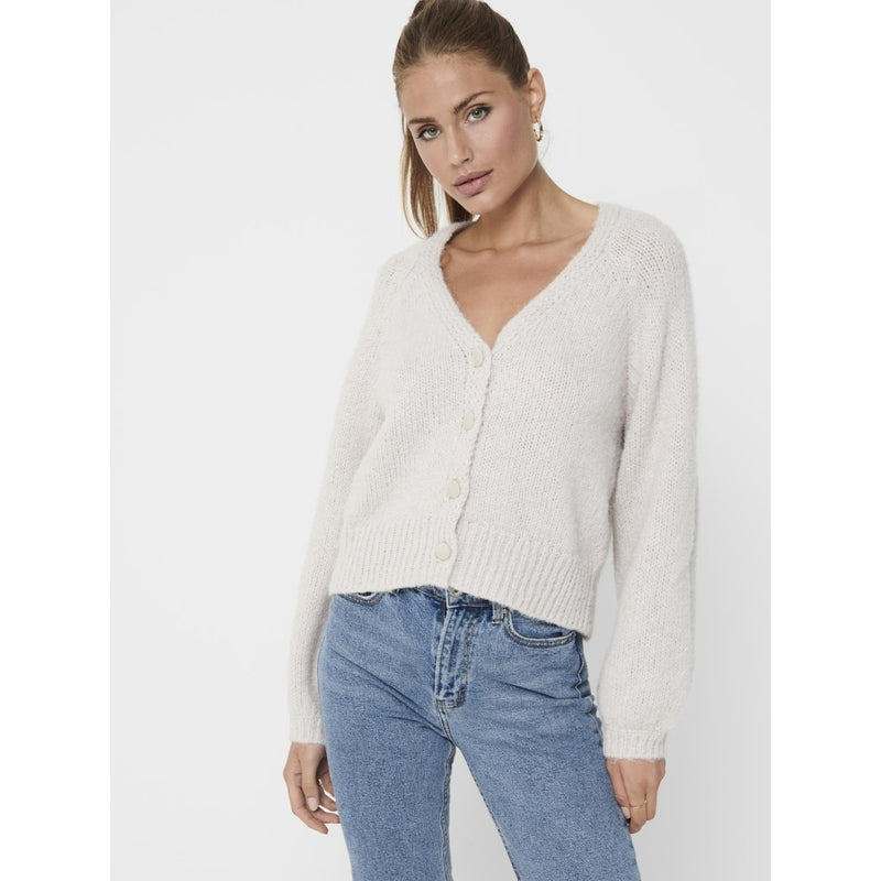 ONLY ONLY dam stickad ONLLALYSSA Cardigan Pumice Stone