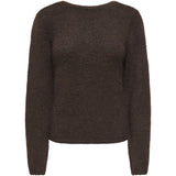 ONLY ONLY dam stickad ONLMAGGIE Knit Coffee Bean Melange