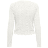 ONLY ONLY dam stickad ONLSAGA Cardigan Cloud Dancer