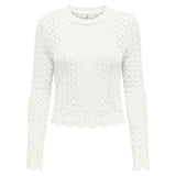 ONLY ONLY dam stickad ONLSAGA Cardigan Cloud Dancer