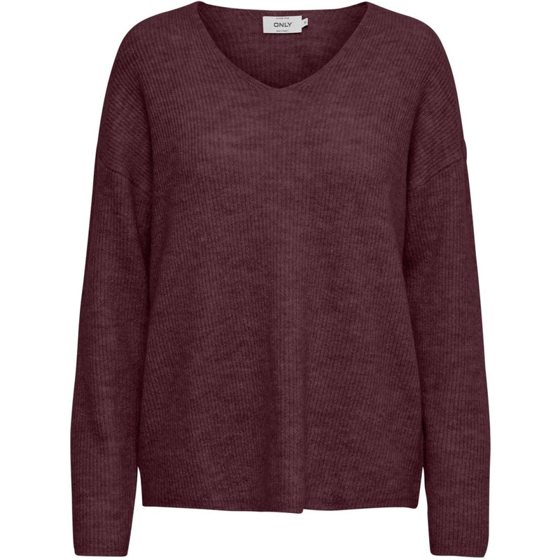 ONLY ONLY dam stickad tröja ONLCAMILLA Knit PORT ROYALE MELANGE