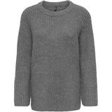 ONLY ONLY dam stickad tröja ONLMAGGIE Knit Medium grey melange