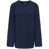 ONLY ONLY dam stickad tröja ONLMAGGIE Knit Night Sky Melange