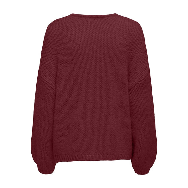 ONLY ONLY dam stickad tröja ONLNORDIC Knit Cabernet