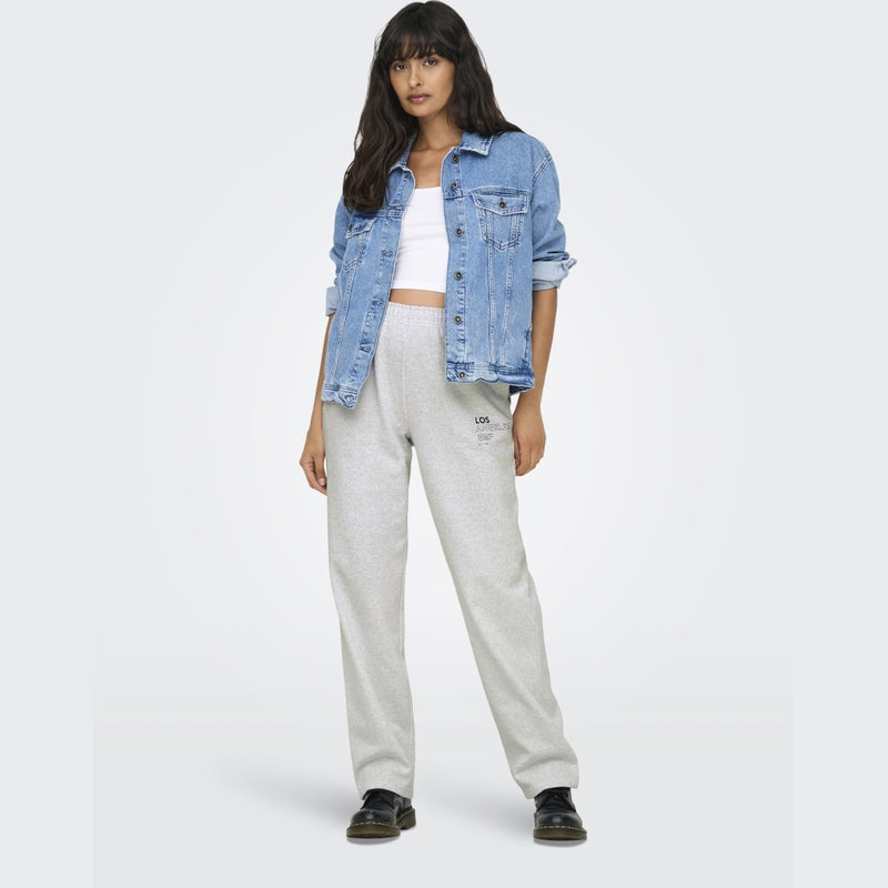 ONLY ONLY dam sweatpants ONLDAZE Sweatpant Light Grey Melange Los angeles