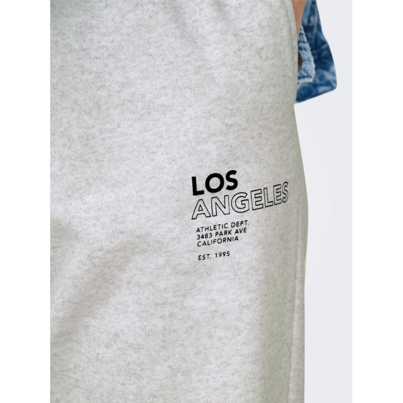ONLY ONLY dam sweatpants ONLDAZE Sweatpant Light Grey Melange Los angeles
