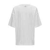 ONLY ONLY dam t-shirt ONLCASSIE T-shirt Light Grey Melange Social + labels brooklyn
