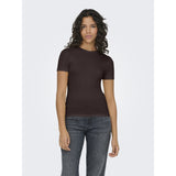 ONLY ONLY dam t-shirt ONLJUNE T-shirt Black Coffee