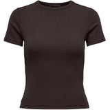 ONLY ONLY dam t-shirt ONLJUNE T-shirt Black Coffee