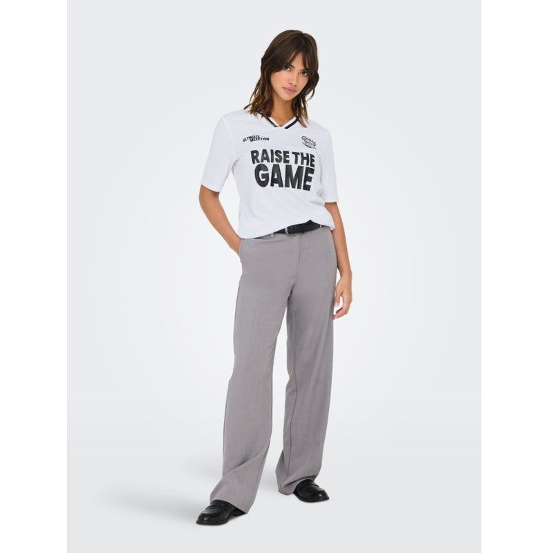 ONLY ONLY dam t-shirt ONLNADINE T-shirt Bright White Game