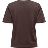 ONLY ONLY dam t-shirt ONLONLY T-shirt Seal Brown