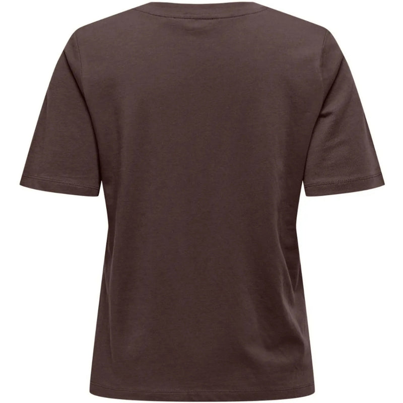 ONLY ONLY dam t-shirt ONLONLY T-shirt Seal Brown