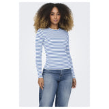 ONLY ONLY dam top ONLAIDA T-shirt long sleeves Provence White