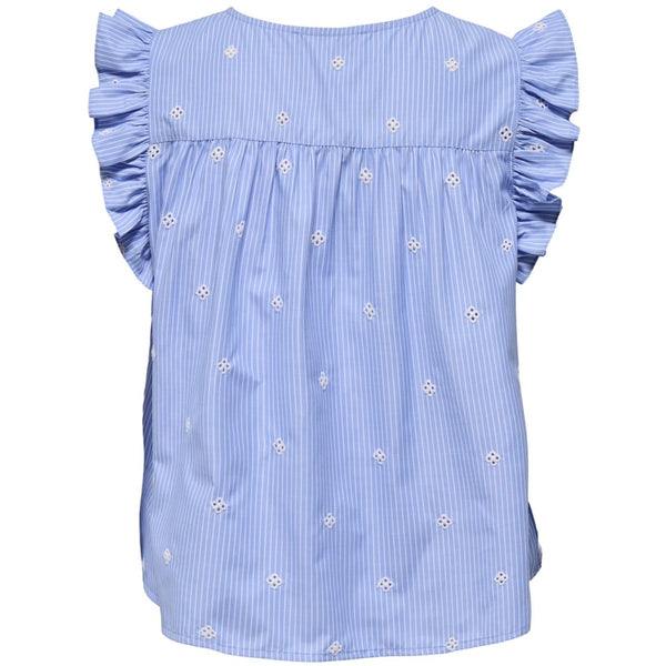 ONLY ONLY dam top ONLAMANDA Top Coronet Blue WHITE