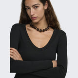 ONLY ONLY dam topp ONLRILEY Top Black