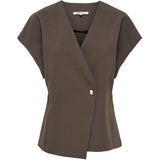 ONLY ONLY dam väst ONLYASMINE Vest Chocolate Torte