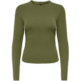 ONLY ONLY dame blus ONLRILEY Blouse Sphagnum
