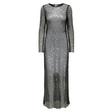 ONLY ONLY dam klänning ONLDONNA Dress Black SEQUINS= BLACK AND SILVER